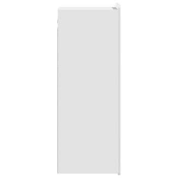 Wandschrank Hochglanz Weiß 33 x 34,5 x 94 cm Holzwerkstoff