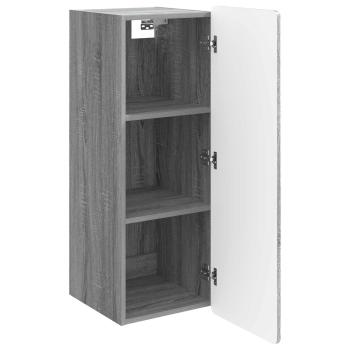 Wandschrank Grau Sonoma 33 x 34,5 x 94 cm Holzwerkstoff