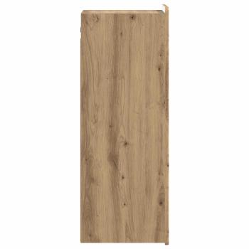 Wandschrank 33 x 34,5 x 93,5 cm Holzwerkstoff Artisan-Eiche