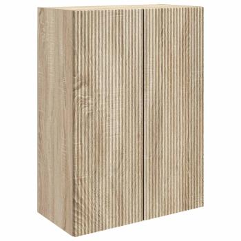 Wandschrank 66 x 34,5 x 90 cm Holzwerkstoff Sonoma-Eiche