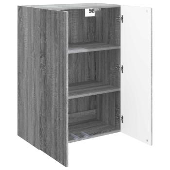 Wandschrank 66 x 34,5 x 90 cm Holzwerkstoff Sonoma-Grau