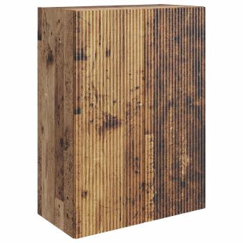 Wandschrank 66 x 34,5 x 90 cm Holzwerkstoff Altholz