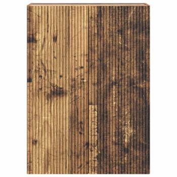 Wandschrank 66 x 34,5 x 90 cm Holzwerkstoff Altholz