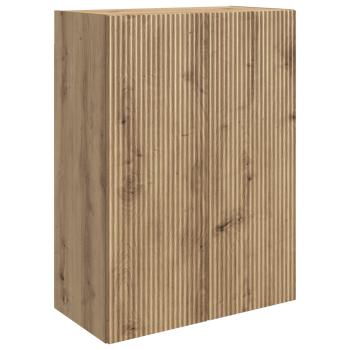 Wandschrank 66 x 34,5 x 90 cm Holzwerkstoff Artisan-Eiche