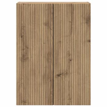 Wandschrank 66 x 34,5 x 90 cm Holzwerkstoff Artisan-Eiche