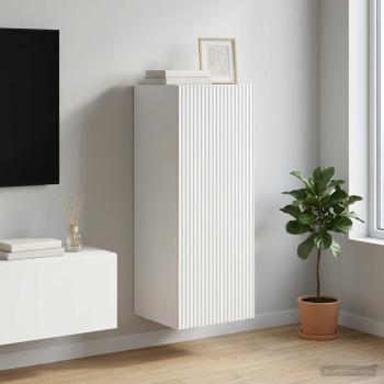 ARDEBO.de - Wandschrank 33 x 34,5 x 90 cm Holzwerkstoff Wei?