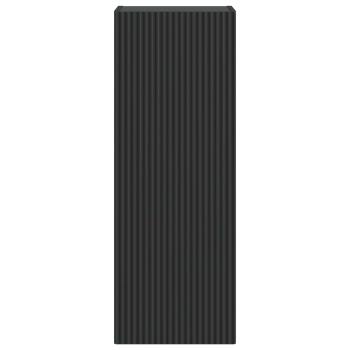 Wandschrank 33 x 34,5 x 90 cm Holzwerkstoff Schwarz