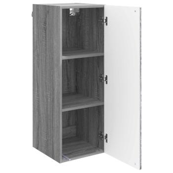 Wandschrank 33 x 34,5 x 90 cm Holzwerkstoff Sonoma-Grau