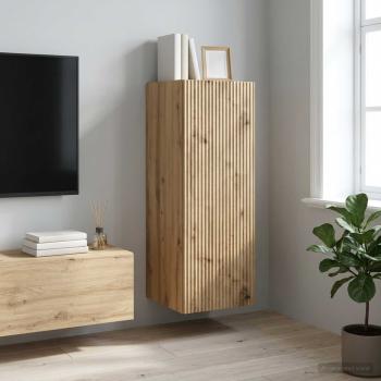 ARDEBO.de - Wandschrank 33 x 34,5 x 90 cm Holzwerkstoff Artisan-Eiche
