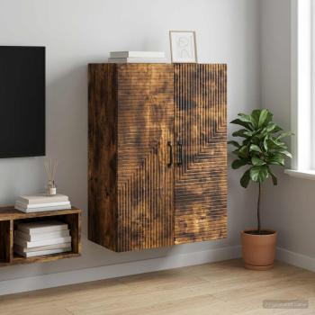 ARDEBO.de - Wandschrank Geräucherte Eiche 66 x 34,5 x 90 cm Holzwerkstoff