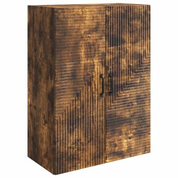 Wandschrank Geräucherte Eiche 66 x 34,5 x 90 cm Holzwerkstoff