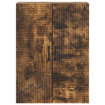 Wandschrank Geräucherte Eiche 66 x 34,5 x 90 cm Holzwerkstoff