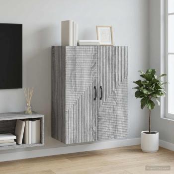 ARDEBO.de - Wandschrank Grau Sonoma 66 x 34,5 x 90 cm Holzwerkstoff