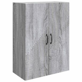 Wandschrank Grau Sonoma 66 x 34,5 x 90 cm Holzwerkstoff