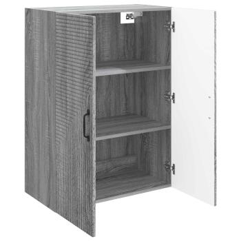 Wandschrank Grau Sonoma 66 x 34,5 x 90 cm Holzwerkstoff