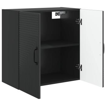 Wandschrank Schwarz 59 x 31 x 60 cm Holzwerkstoff