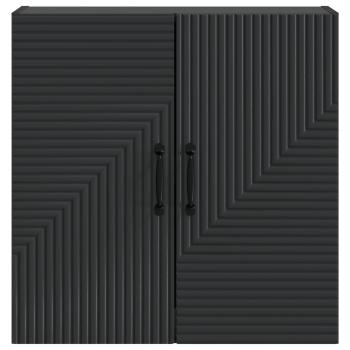 Wandschrank Schwarz 59 x 31 x 60 cm Holzwerkstoff
