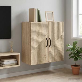 ARDEBO.de - Wandschrank Sonoma-Eiche 59 x 31 x 60 cm Holzwerkstoff