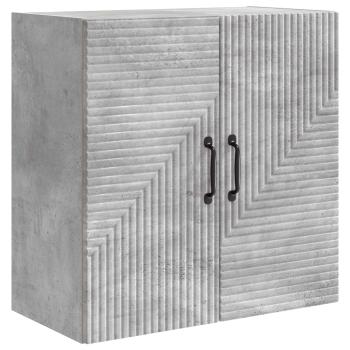Wandschrank Betongrau 59 x 31 x 60 cm Holzwerkstoff