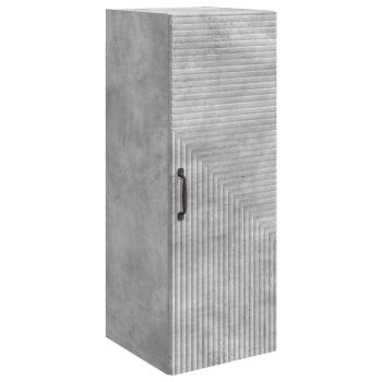 Wandschrank Betongrau 33 x 34,5 x 90 cm Holzwerkstoff