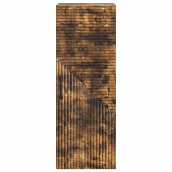 Wandschrank Geräucherte Eiche 33 x 34,5 x 90 cm Holzwerkstoff