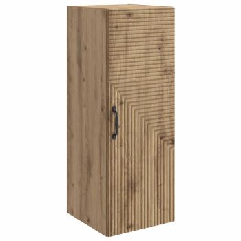 Wandschrank 33 x 34,5 x 90 cm Holzwerkstoff Artisan-Eiche