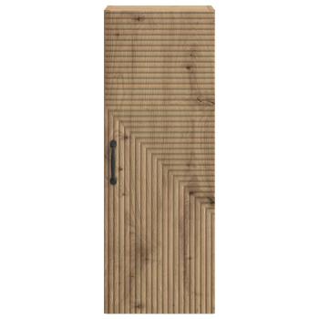 Wandschrank 33 x 34,5 x 90 cm Holzwerkstoff Artisan-Eiche
