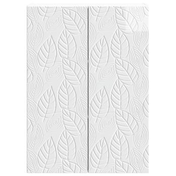 Wandschrank 66 x 34,5 x 90 cm Holzwerkstoff Hochglanz Weiß