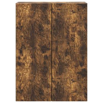 Wandschrank 66 x 34,5 x 90 cm Holzwerkstoff Räuchereiche