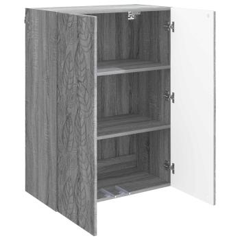 Wandschrank 66 x 34,5 x 90 cm Holzwerkstoff Sonoma-Grau