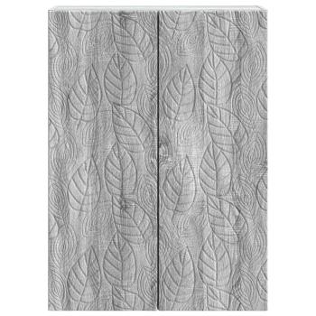 Wandschrank 66 x 34,5 x 90 cm Holzwerkstoff Sonoma-Grau