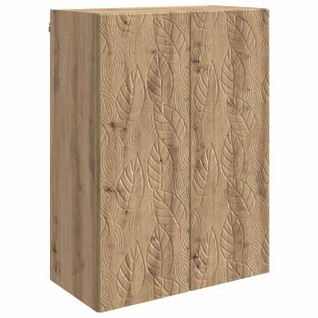 Wandschrank 66 x 34,5 x 90 cm Holzwerkstoff Artisan-Eiche