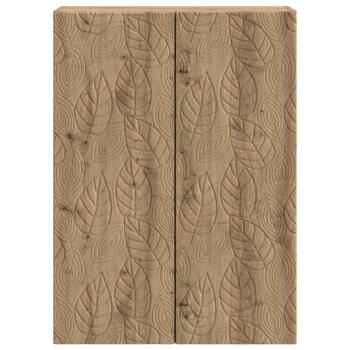 Wandschrank 66 x 34,5 x 90 cm Holzwerkstoff Artisan-Eiche