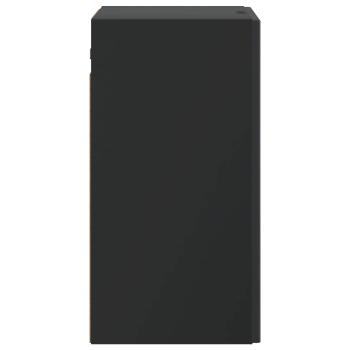 Wandschrank 59 x 31 x 60 cm Holzwerkstoff Schwarz