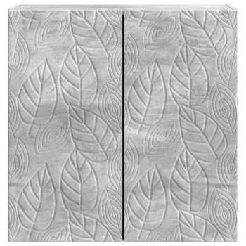 Wandschrank 59 x 31 x 60 cm Holzwerkstoff Betongrau