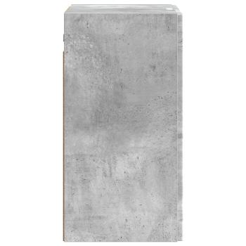 Wandschrank 59 x 31 x 60 cm Holzwerkstoff Betongrau