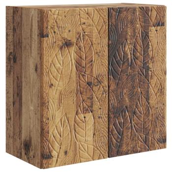 Wandschrank 59 x 31 x 60 cm Holzwerkstoff Altholz