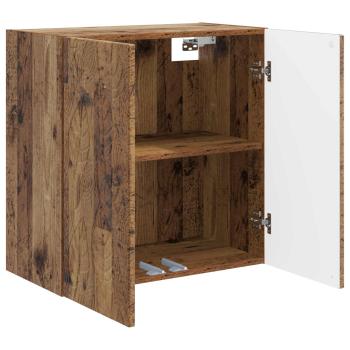 Wandschrank 59 x 31 x 60 cm Holzwerkstoff Altholz