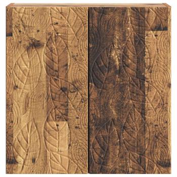 Wandschrank 59 x 31 x 60 cm Holzwerkstoff Altholz