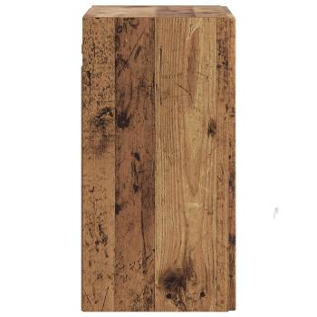 Wandschrank 59 x 31 x 60 cm Holzwerkstoff Altholz
