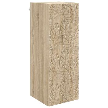 ARDEBO.de - Wandschrank 33 x 34,5 x 90 cm Holzwerkstoff Sonoma-Eiche