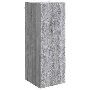 Wandschrank 33 x 34,5 x 90 cm Holzwerkstoff Sonoma-Grau