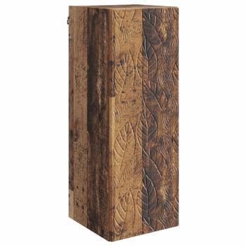 Wandschrank 33 x 34,5 x 90 cm Holzwerkstoff Altholz