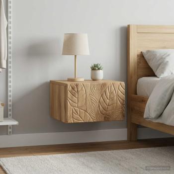 ARDEBO.de - Wandmontierter Beistelltisch 2 stk. Artisan-Eiche