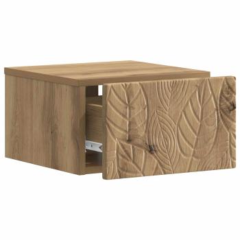 Wandmontierter Beistelltisch 2 stk. Artisan-Eiche