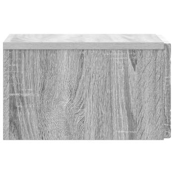 Wandmontierter Nachttisch Sonoma-Grau 49 x 34,5 x 20 cm
