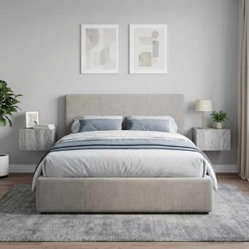 Wandmontierter Nachttisch 2 Stk. Sonoma-Grau 49 x 34,5 x 20 cm