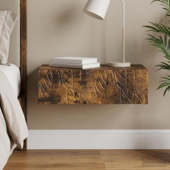 ARDEBO.de - Wandmontierter Beistelltisch 59 x 34,5 x 17 cm Holzwerkstoff