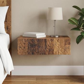 ARDEBO.de - Wandmontierter Beistelltisch 59 x 34,5 x 17 cm Holzwerkstoff
