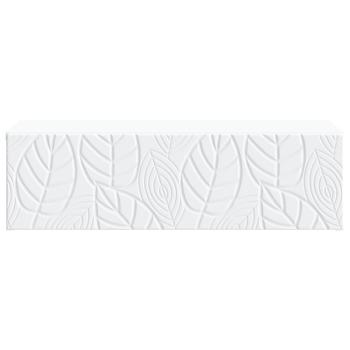 Wandmontierter Beistelltisch Weiß 87,5 x 34,5 x 17 cm